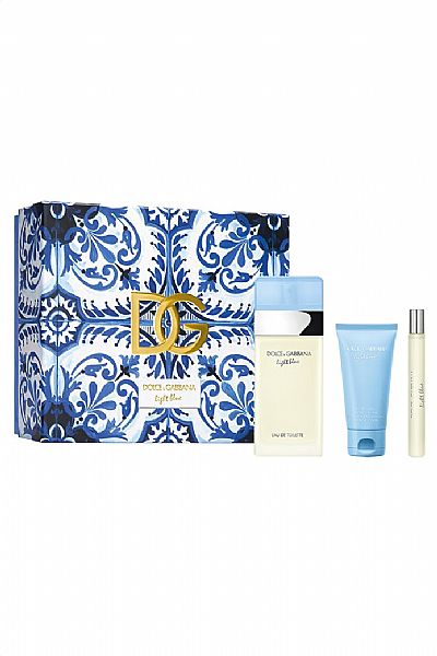 DOLCE & GABBANA Dolce & Gabbana Light Blue Eau de Toilette Trio Set EDT 100ml + BC 50ml + TS 10ml