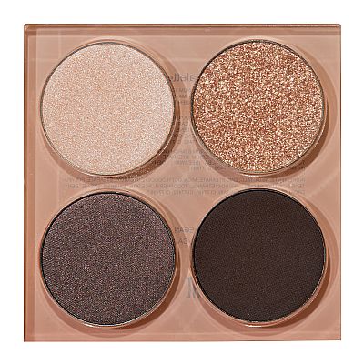 SEVENTEEN Vibrant Eyes Quad Palette No.08 Grey Secret