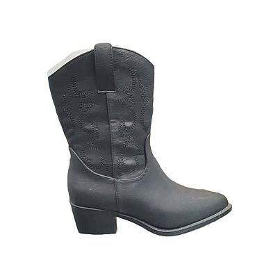 VERDE ΜΠΟΤΑ ΔΕΡΜΑΤΙΝΗ ΜΑΥΡΟ